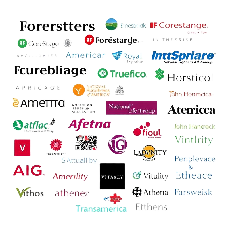 Logos de compañías aliadas de seguros